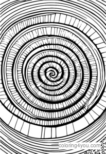 Um padrão espiral inspirado na beleza da natureza