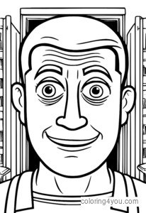 Gene Belcher Misadventure Coloring Page