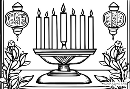 Dathaigh an dreidel Hanukkah is fearr leat agus foghlaim faoi stair an chluiche lenár leathanaigh dathúcháin spraíúla agus idirghníomhacha.