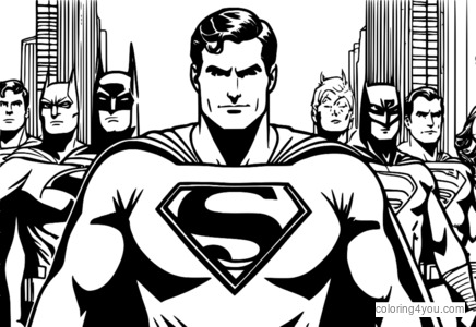 Robin, Batman, Superman, Justice League merki