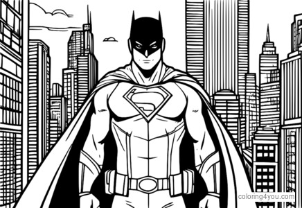 Robin as a superhero, Teen Titans Go! coloring pages