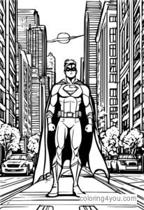 Robin as a superhero, Teen Titans Go! coloring pages