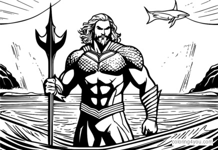 Aquaman, okyanus tabanı, Atlantis'in kralı