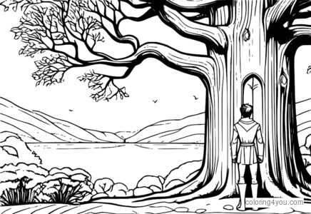 Colossus coloring page