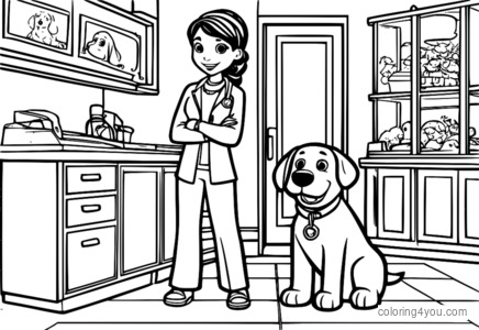 Doc McStuffins na veterinarski kliniki s poškodovanimi živalmi