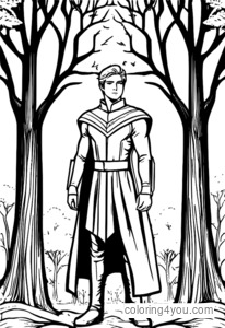 Colossus coloring page