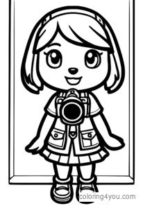 Isabelle Coloring Page