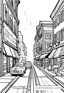 A Zootopia mercantile toko ing cityscape