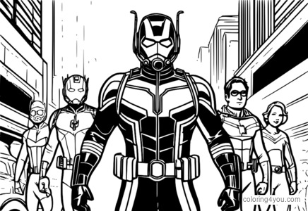 Ant-Man gabung karo pahlawan, kaca aksi pahlawan super