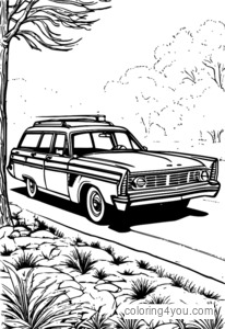 Ford Country Squire di George Kaplan