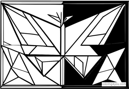 Tangram form pussel för barn