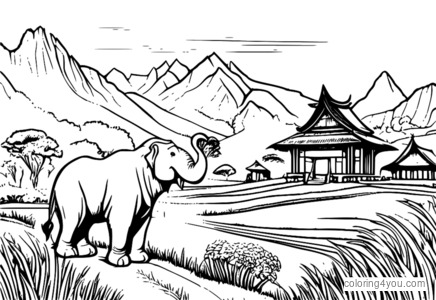 Kalim Coloring Page, The Legend of Zelda, Video Games, Coloring Pages for kids