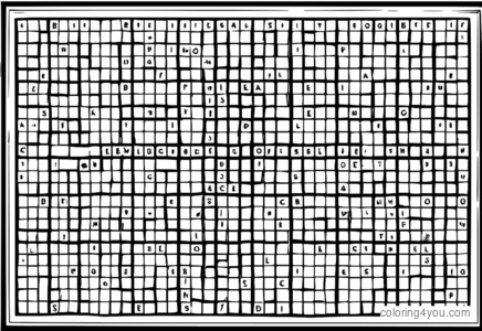 Rompecabezas de letras Scrabble con palabras y letras.