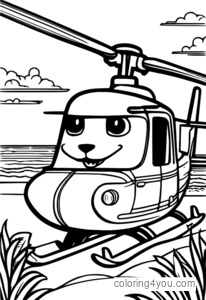 Página para colorir de Chopper de One Piece