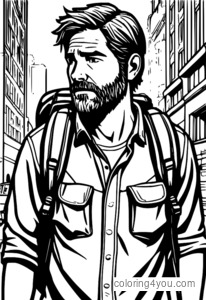 Joel Survivor Coloring Page