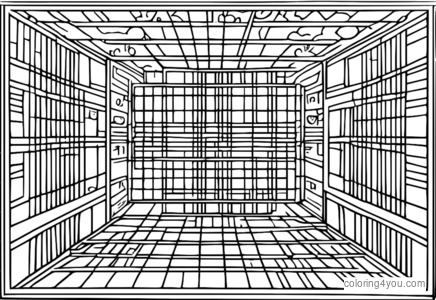 Logic and thinking number puzzle coloring pages