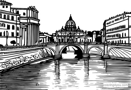 Ponte Sant'Angelo, iconische brug in Rome