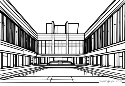 Moderna målarbok för museiupplevelsedesign