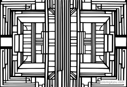 Abstrakcyjny projekt inspirowany Art Deco, z luksusowymi geometrycznymi wzorami i eleganckimi organicznymi formami.