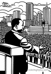 Martin Luther King Jr. Memphis'te konuşuyor