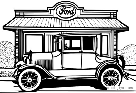 restaureret 1920'er Ford Model T