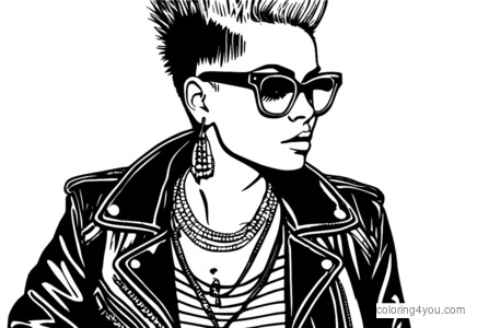 Mara liebsa mohawk punk