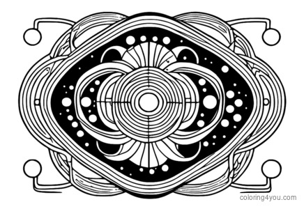 Carbon atomic number illustration