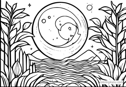 Oranges and Lemons Coloring Page for Kids