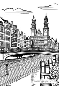 Magere Brug, den ikoniska bron i Amsterdam