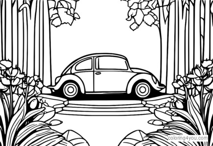 Coloriages Friend Beetle se faire des amis