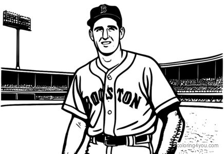 Jogador de beisebol Ted Williams, Boston Red Sox