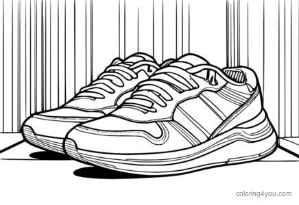 Doodle de sapatos masculinos