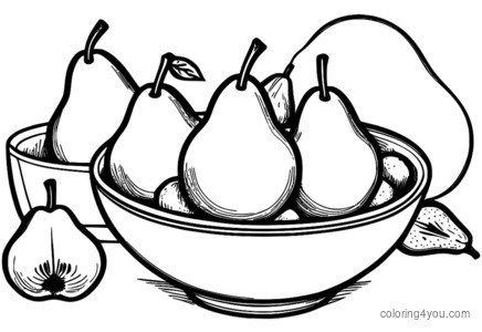 Bowl of pears