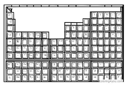 Periodic Table Explained with Coloring Page