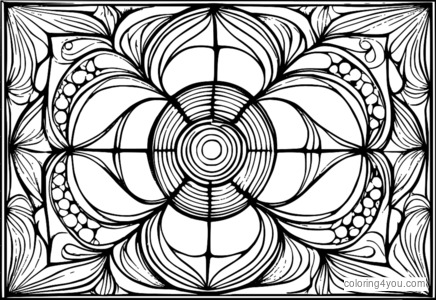 A close-up view of a fractal design created using dot patterns and mathematical principles.