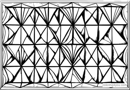 Mẫu Tessellation sử dụng hình tam giác