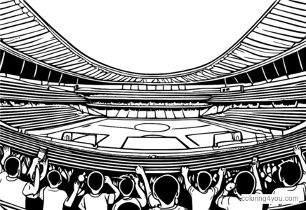 Futbolo sirgaliai tribūnose puikuojasi standartiniais skraidyklėmis ir stadiono dekoracijomis, visi džiaugiasi savo mėgstama komanda