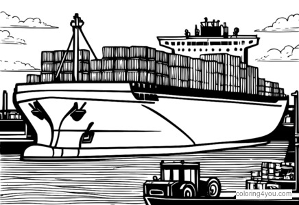 cargo-shipping-industrial-harbor-coloring-page