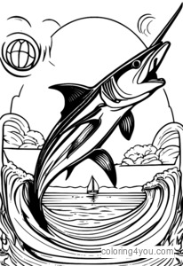 Los Angeles Clippers logo with a swordfish