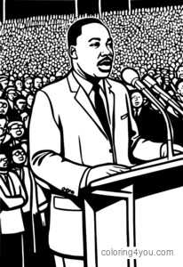 Martin Luther King Jr. 1963'te bir miting sırasında konuşma yapıyor