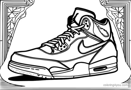 Nike Air Jordans doodle