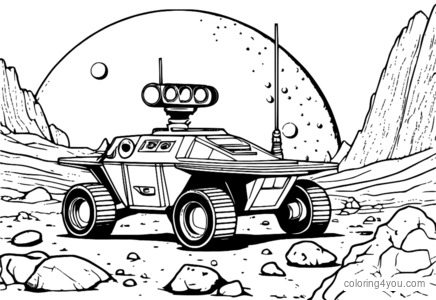 Rover recopila datos sobre el suelo lunar y las rocas de la superficie lunar con un tubo de retorno de muestra al fondo