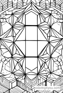 Tessellations hexagonales avec thème spatial