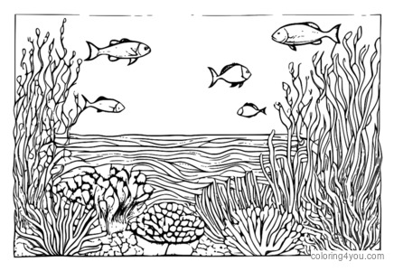 Жив гоблен от морски водорасли, полюшващ се в океанските течения