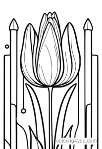 Szczęśliwe lody tulipanowe