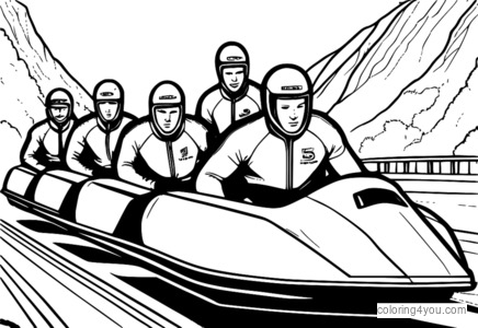 Atlet saka sak ndonya padha kumpul ing kompetisi bobsled nganggo topi tim nasional.