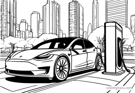 Stáisiún luchtaithe carr leictreach le líonra Tesla Supercharger