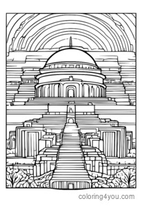 Illustration des méninges avec des parties étiquetées