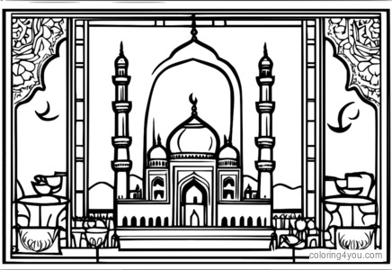 بالغوں اور بچوں کے لیے عید الفطر سحری سحری کے رنگین صفحات