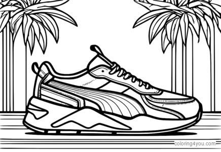 Puma Sprinter sneakers doodle